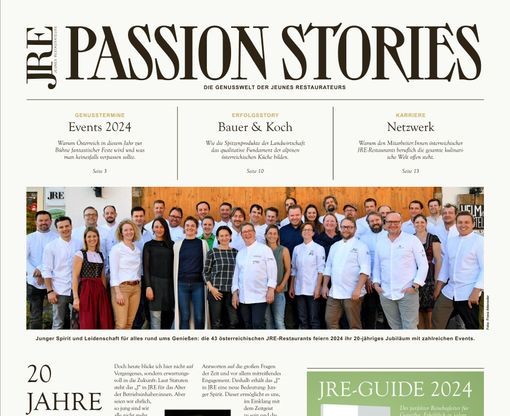 PASSION STORIES zeigt die Welt der Jeunes Restaurateurs-Spitzenköche