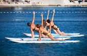 Stand-up-Paddling als Frischluftsport - der neue Hit in der Kvarner Bucht