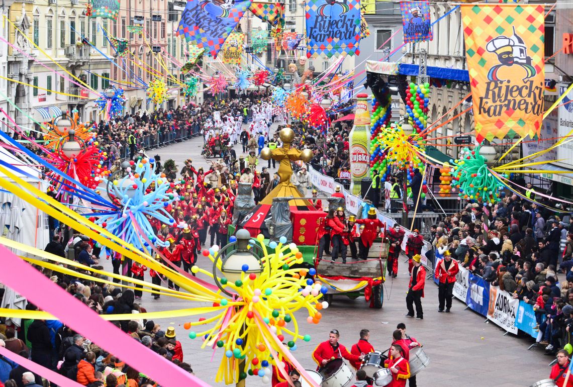 Mehr als 10.000 Masken beim Karneval von Rijeka erwartet