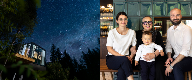 Himmelbett reloaded: Sternezählen im Glas Cube