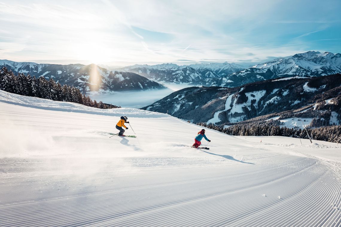 Pistenvergnügen und Wintergolf in einem der besten Wellnesshotels im Alpenraum