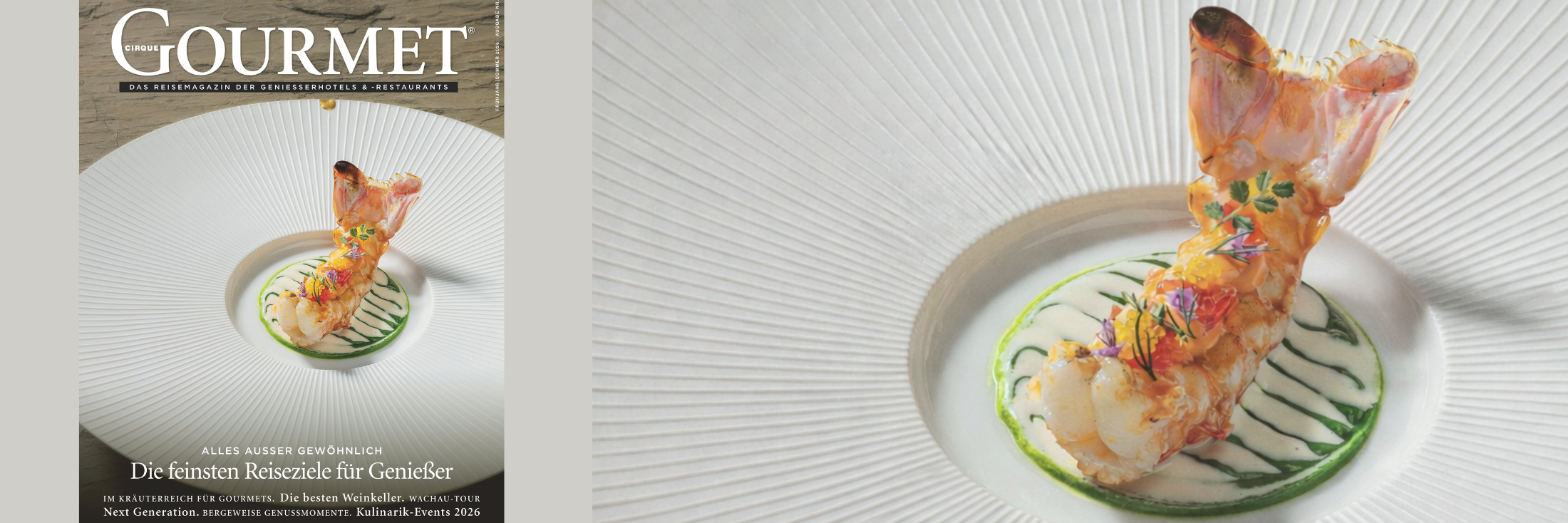 GRATIS erhältlich: das Genießer-Guide-Magazin CIRQUE GOURMET