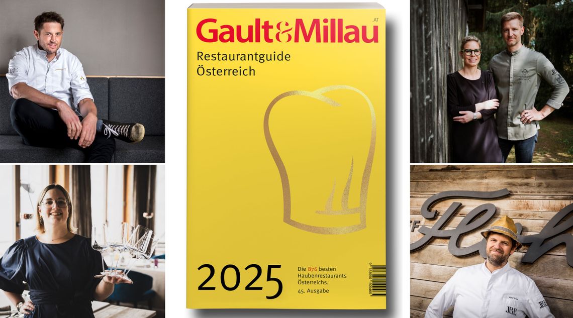 Gault Millau 2025 – Vom Koch d. Jahres, Sonder-Awards u.v.m.: JRE-Österreich räumt ab!