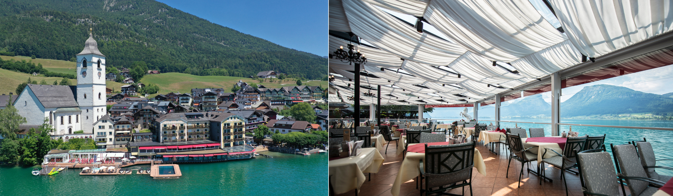 Romantik Hotel Im Weissen Rössl: Erste Reihe fußfrei am Wolfgangsee Romantik Hotel Im Weissen Rössl: Erste Reihe fußfrei am Wolfgangsee