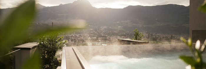 Dolce far niente über den Dächern Merans