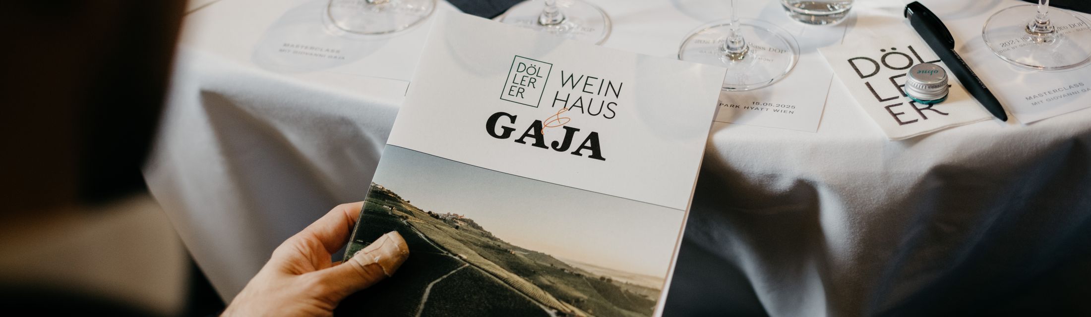 Italiens Weinbau-Ikone Gaja neu in Döllerers Weinhaus