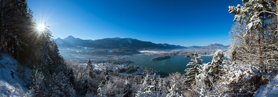 3-Länder-Eck in Weiß: Winteridylle und Wellness am Faaker See 