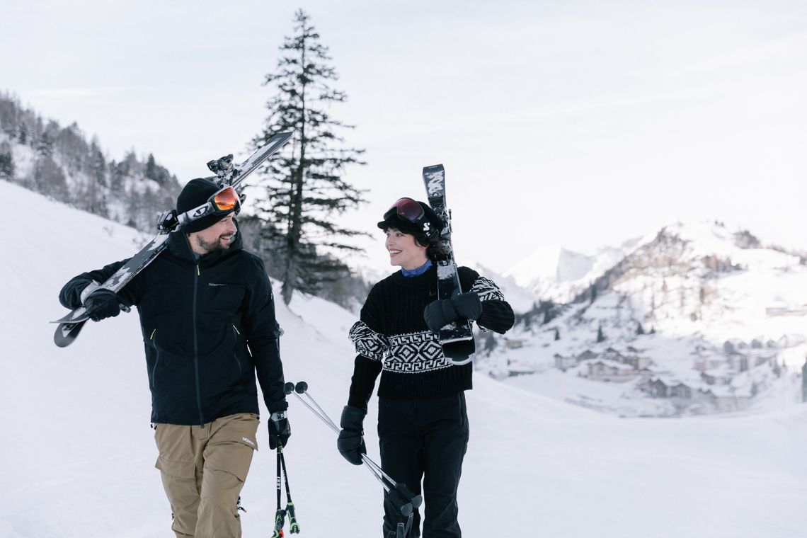 Vom Bett auf die Piste im Familienhotel