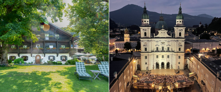 Hideaway über Salzburg während der Festspielzeit: Das Beste aus beiden Welten
