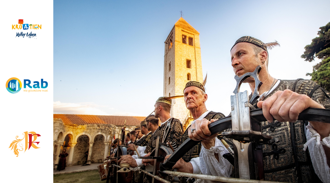 Mittelalterliche Zeitreise auf der mediterranen Adria-Insel Rab