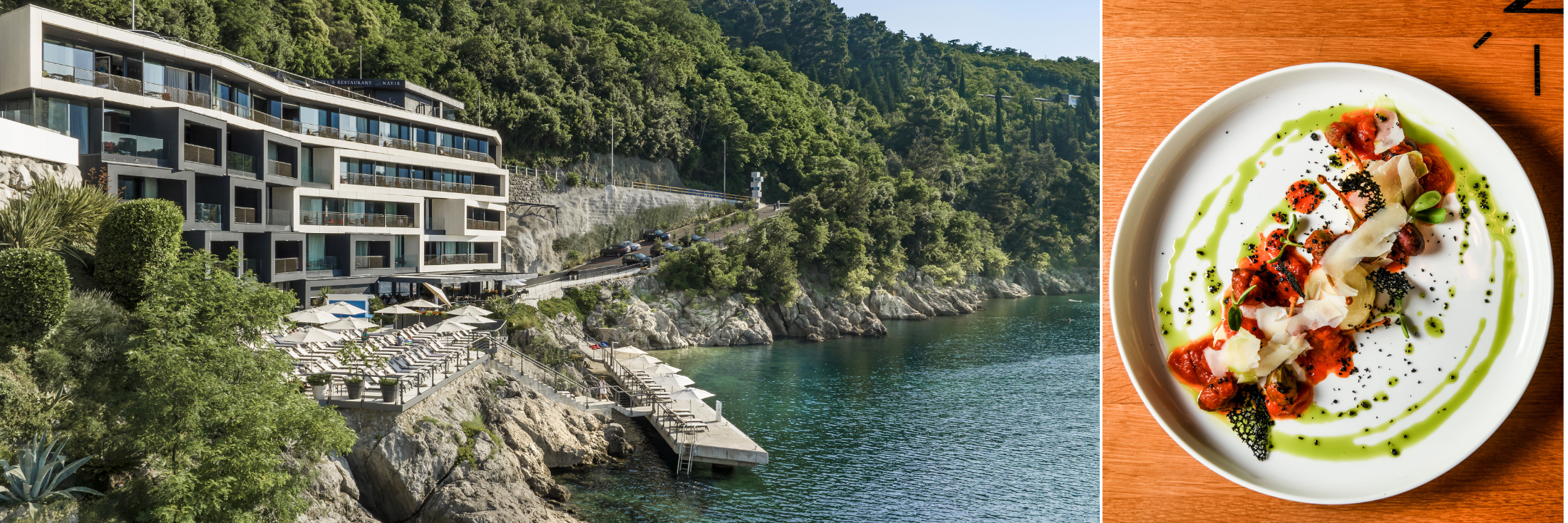 Meeting mit Meerblick im futuristischen Designhotel