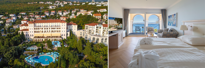 Grandhotel Kvarner Palace: Saisonauftakt mit neuer Poollandschaft